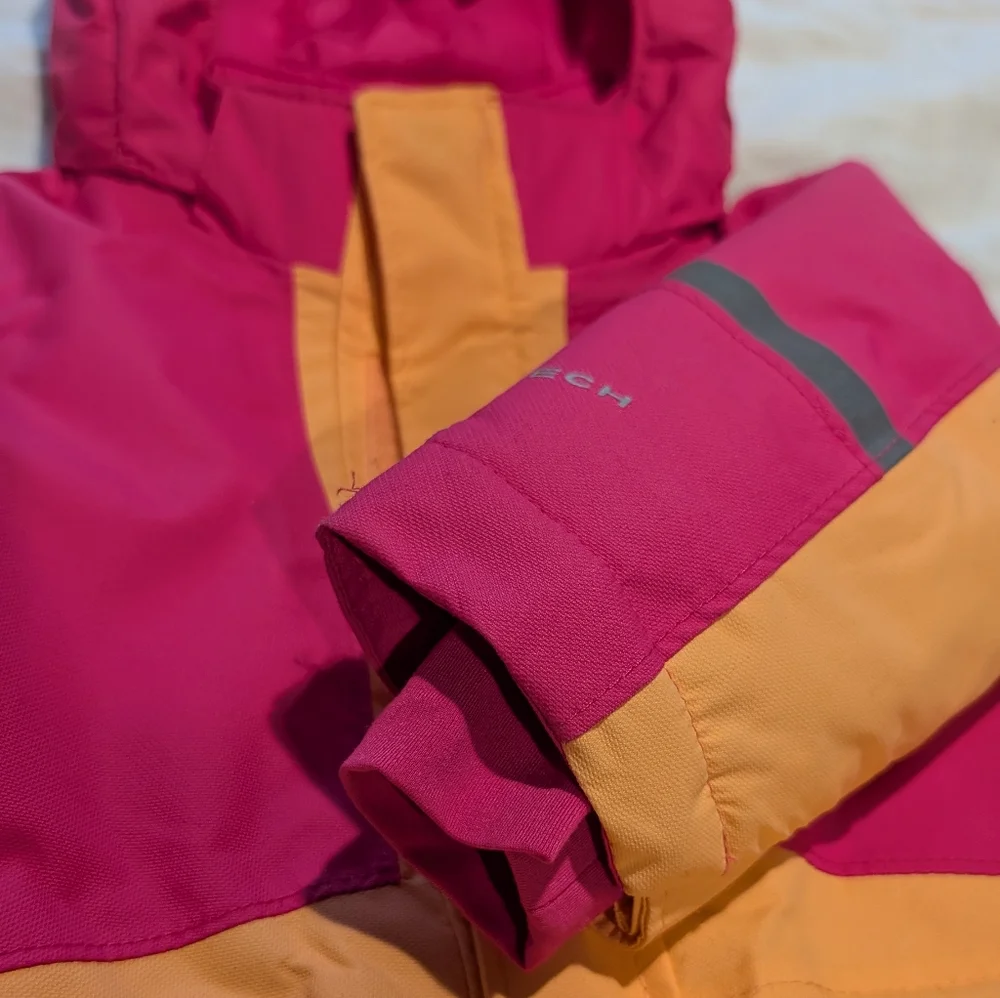 Columbia Fuchsia and Orange Snowsuit